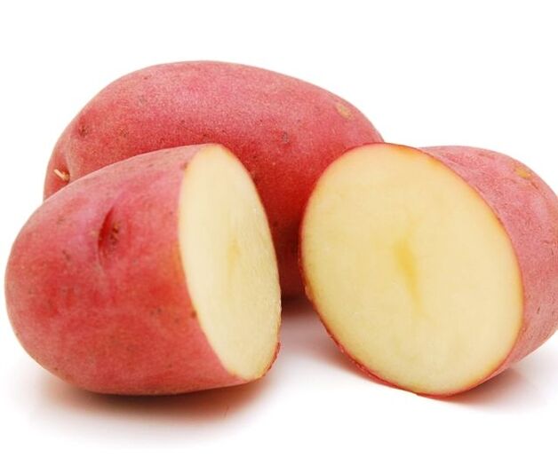 Red potato is a popular remedy for papillomas on the lips