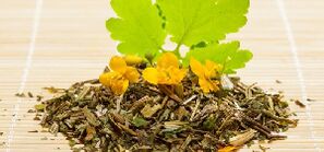 Dry herb grass